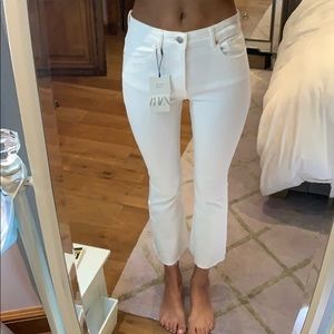 White zara jeans
